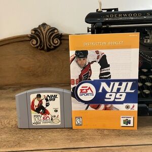 NHL 99 Nintendo 64 Game with Manual